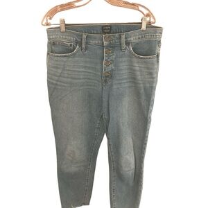 J Crew Vintage 9” Mid-Rise Skinny Jeans